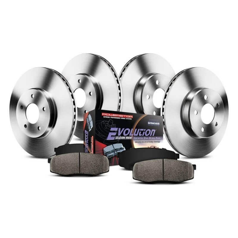 Power Stop KOE9316 Front And Rear Z16 Evolution Pad And Autospecialty 1-Click OE Replacement Rotor Kit for 2022-2023 Subaru WRX - product image