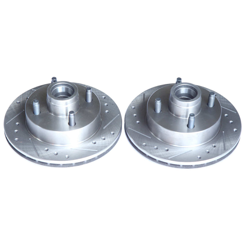 Power Stop AR8108XPR Evolution Performance 1-Piece Drilled And Slotted Front Brake Rotors for 1974 Ford Mustang Ii 2+2, Base, Ghia, Mach 1 product image