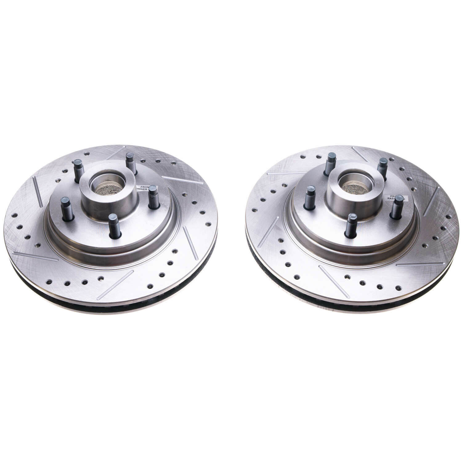 Power Stop AR8118XPR Evolution Performance 1-Piece Drilled And Slotted Front Brake Rotors for 1984-1986 Ford Mustang Svo product image