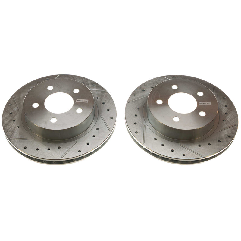Power Stop AR8121XPR Evolution Performance 1-Piece Drilled And Slotted Rear Brake Rotors for 1984-1986 Ford Mustang Svo product image