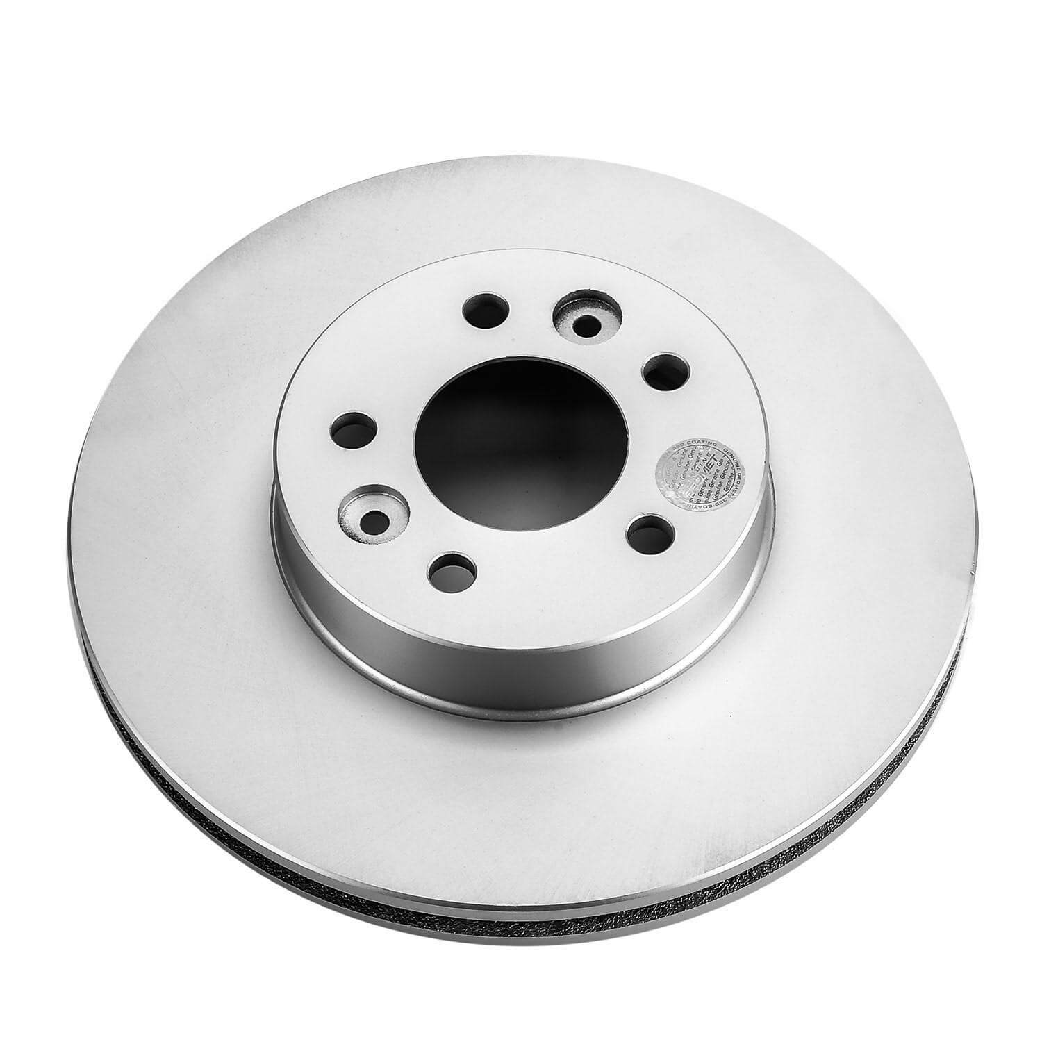 Power Stop AR8155EVC Evolution Geomet Coated 1-Piece Plain Front Brake Rotors for 1998-2001 Ford Crown Victoria Base, LX, Police Interceptor, S product image