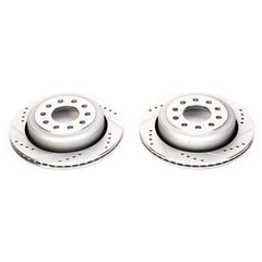 Power Stop AR8166XPR Evolution Performance Vented 1-Piece Drilled And Slotted Rear Brake Rotor for 2003 Lincoln Town Car Cartier, Cartier L, Executive, Executive L, Executive Protection product image