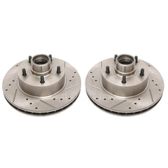 Power Stop AR8208XPR Evolution Performance 1-Piece Drilled And Slotted Front Brake Rotors for 1985 Buick Electra Estate Wagon product image