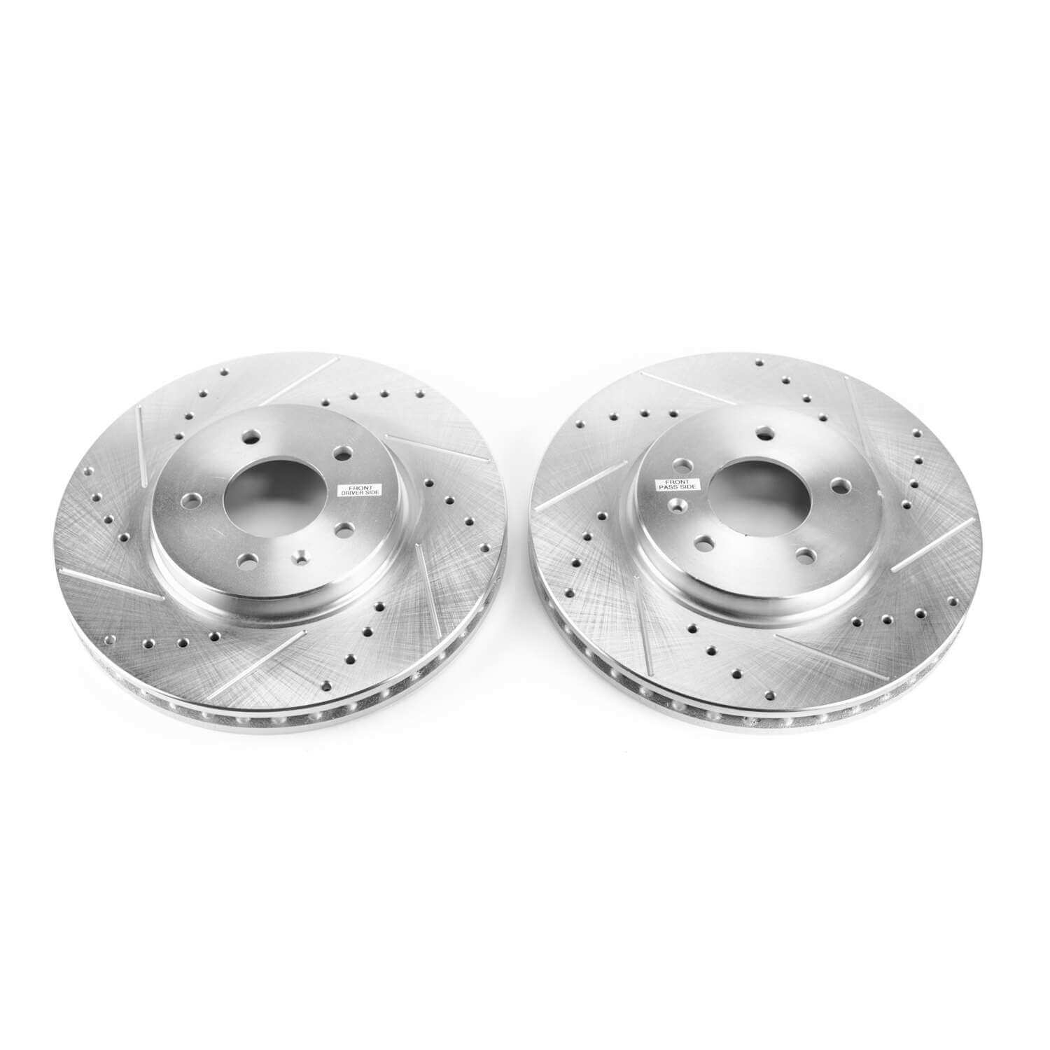 Power Stop AR82142XPR Evolution Performance Vented 1-Piece Drilled And Slotted Front Brake Rotors for 2009 Cadillac Sts Base, Platinum, V product image