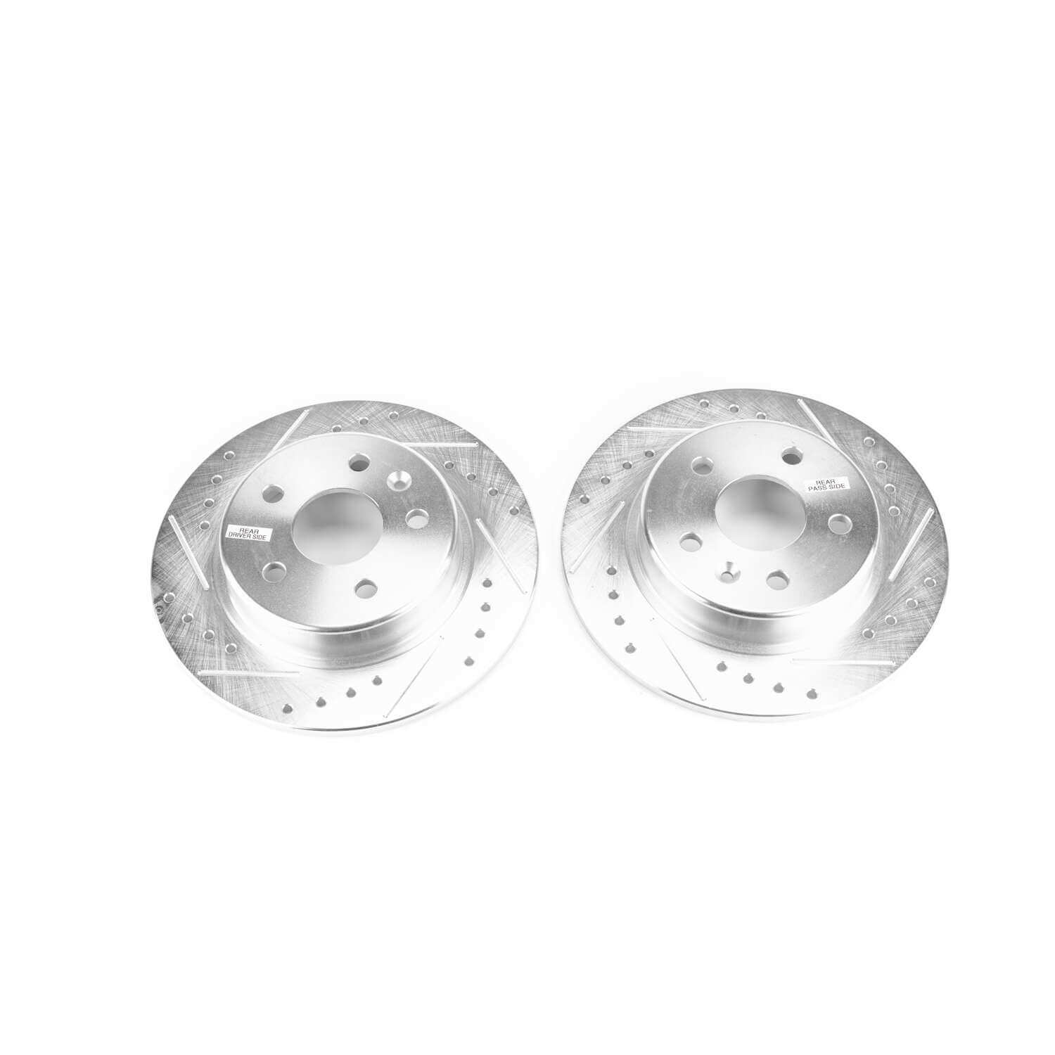 Power Stop AR82178XPR Evolution Performance Solid 1-Piece Drilled And Slotted Rear Brake Rotors for 2022 Chevrolet Bolt Euv LT, Premier product image