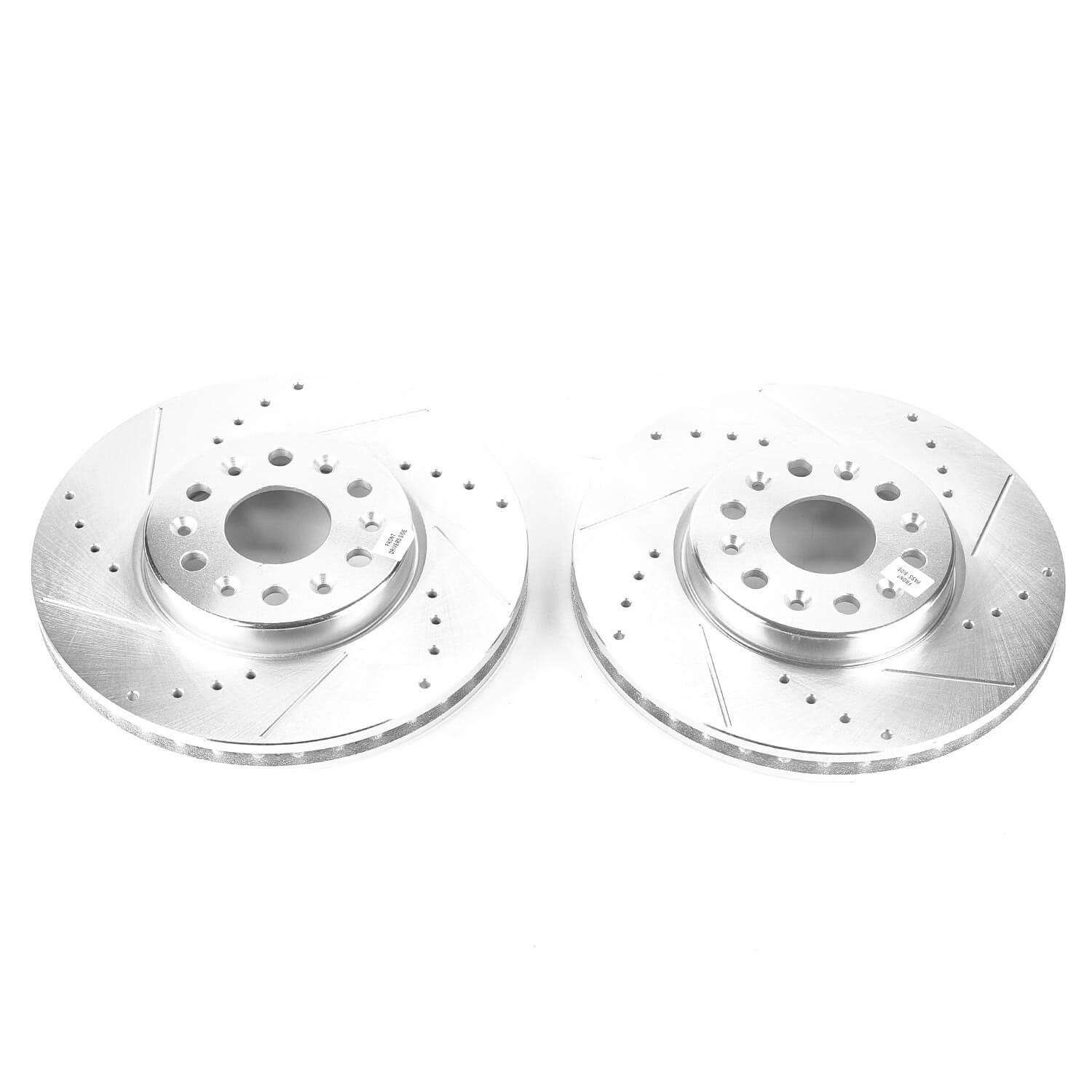 Power Stop AR82192XPR - Evolution Performance 1-Piece Drilled And Slotted Front Brake Rotors vehicle fitment brake part