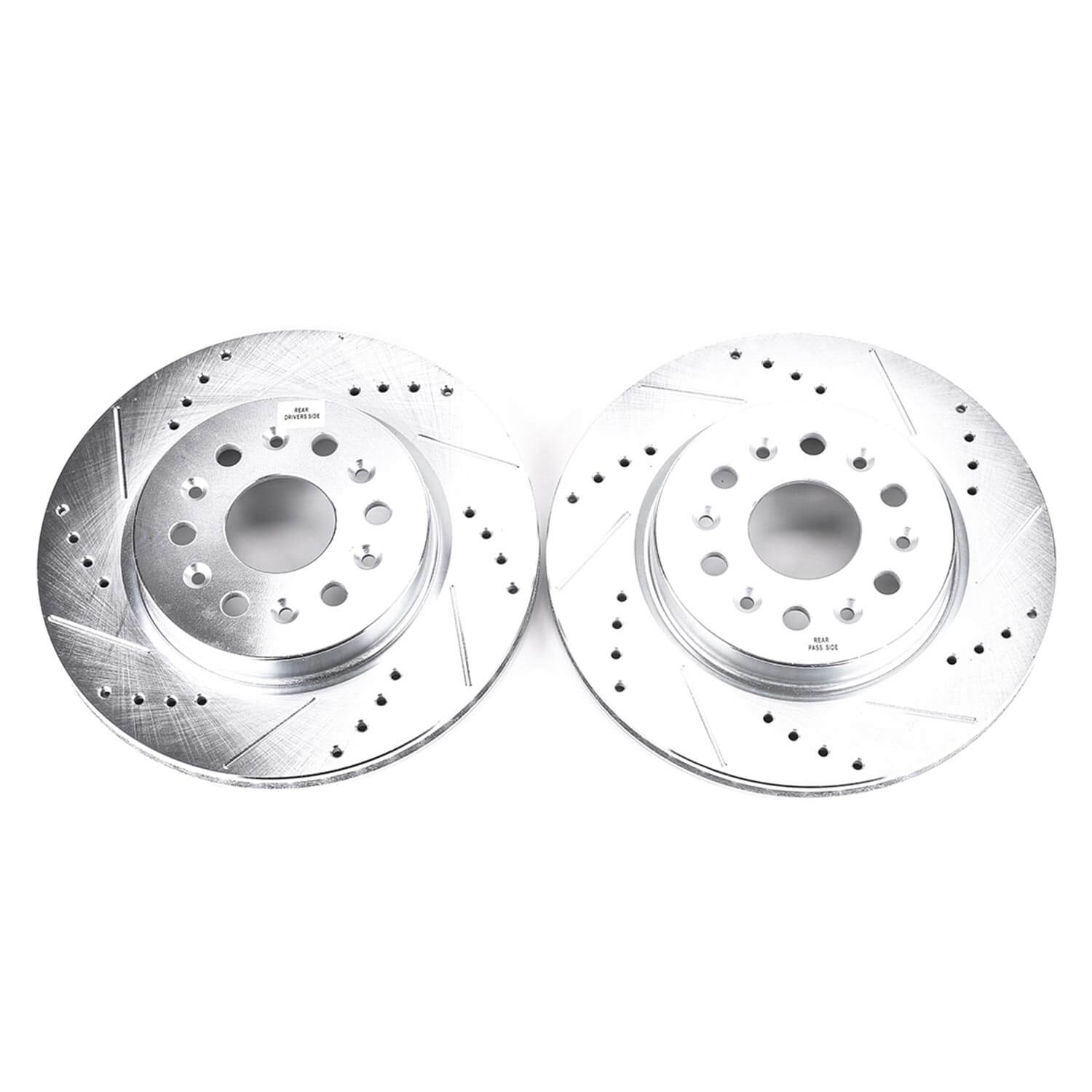 Power Stop AR82193XPR - Evolution Performance 1-Piece Drilled And Slotted Rear Brake Rotors vehicle fitment brake part