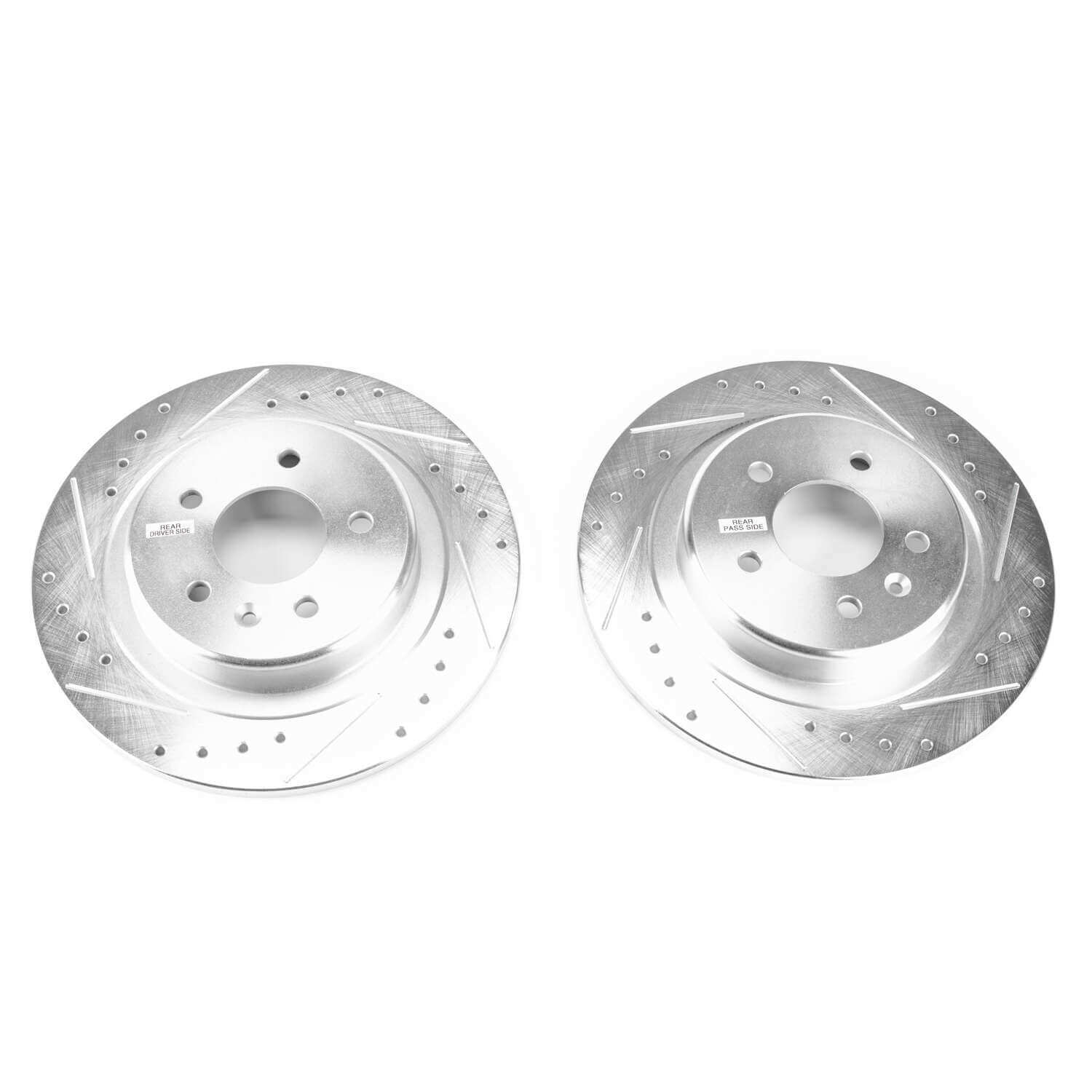 Power Stop AR82196XPR Evolution Performance Solid 1-Piece Drilled And Slotted Rear Brake Rotors for 2016-2018 Buick Envision Premium product image