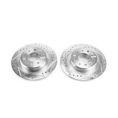 Power Stop AR82197XPR Evolution Performance Solid 1-Piece Drilled And Slotted Rear Brake Rotors for 2017-2018 Buick Envision Base, Essence, Preferred product image