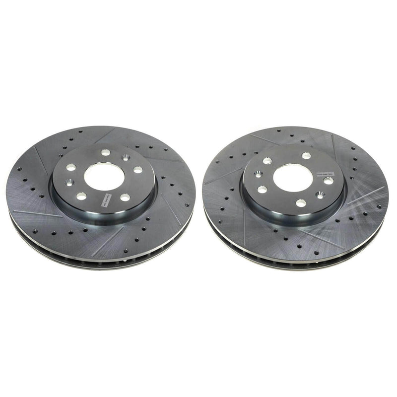 Power Stop AR82200XPR Evolution Performance Vented 1-Piece Drilled And Slotted Front Brake Rotor for 2020-2022 Chevrolet Corvette Stingray product image