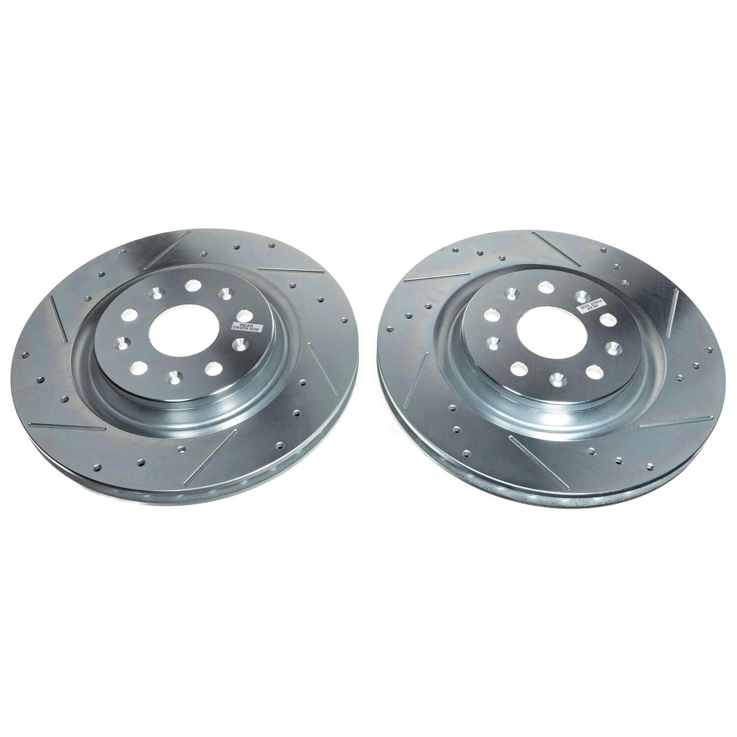 Power Stop AR82201XPR Evolution Performance Vented 1-Piece Drilled And Slotted Rear Brake Rotor for 2020-2022 Chevrolet Corvette Stingray product image