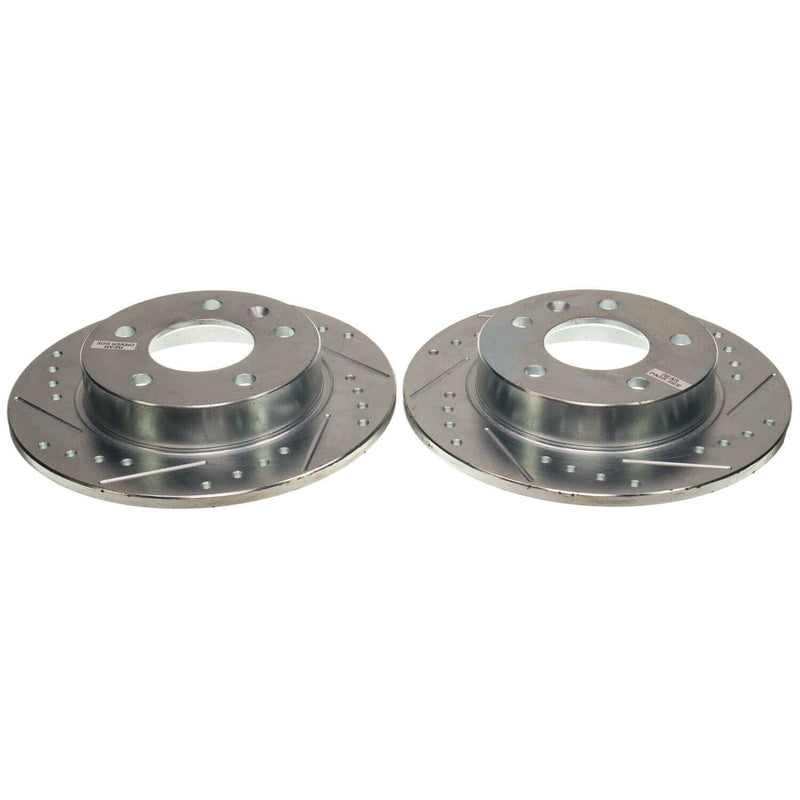 Power Stop AR82206XPR Evolution Solid Drilled And Slotted Rear Brake Rotor for 2020-2022 Buick Encore GX Essence, Preferred, Select product image