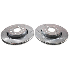 Power Stop AR83107XPR - Evolution Performance Vented 1-Piece Drilled And Slotted Front Brake Rotors vehicle fitment brake part