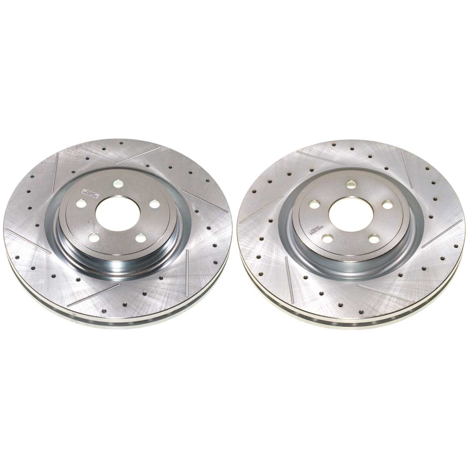 Power Stop AR83109XPR - Evolution Performance Vented 1-Piece Drilled And Slotted Front Brake Rotors vehicle fitment brake part