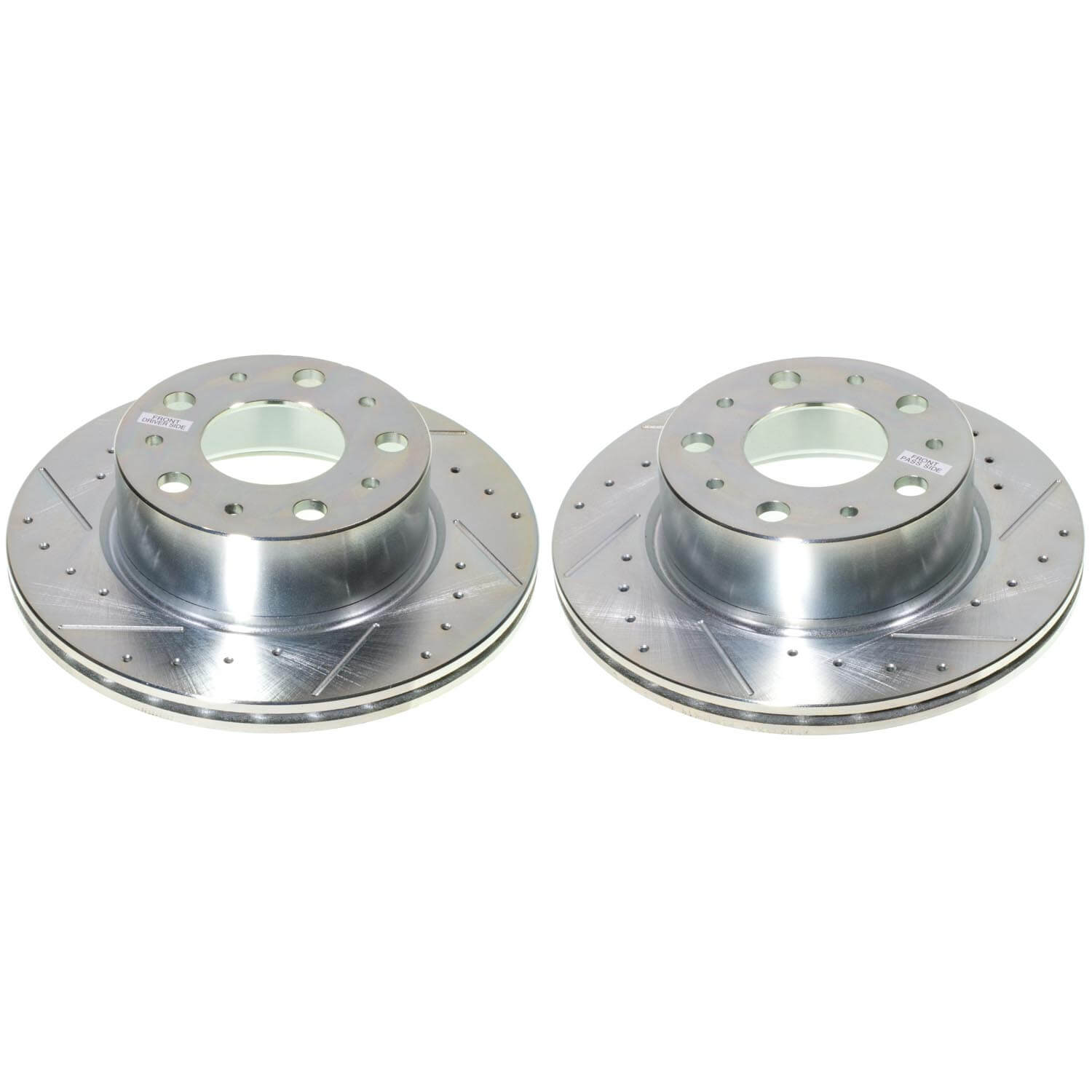 Power Stop AR83113XPR - Evolution Performance Vented 1-Piece Drilled And Slotted Rear Brake Rotors vehicle fitment brake part