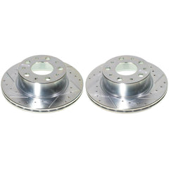 Power Stop AR83113XPR - Evolution Performance Vented 1-Piece Drilled And Slotted Rear Brake Rotors vehicle fitment brake part