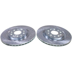 Power Stop AR83115XPR Evolution Performance Vented 1-Piece Drilled And Slotted Rear Brake Rotor for 2022 Jeep Grand Cherokee 4Xe, Altitude, Laredo, Limited, Overland, Overland 4Xe, Summit product image