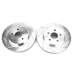 Power Stop AR8384XPR Evolution Performance Vented 1-Piece Drilled And Slotted Front Brake Rotor for Vehicle-Specific Fitment product image