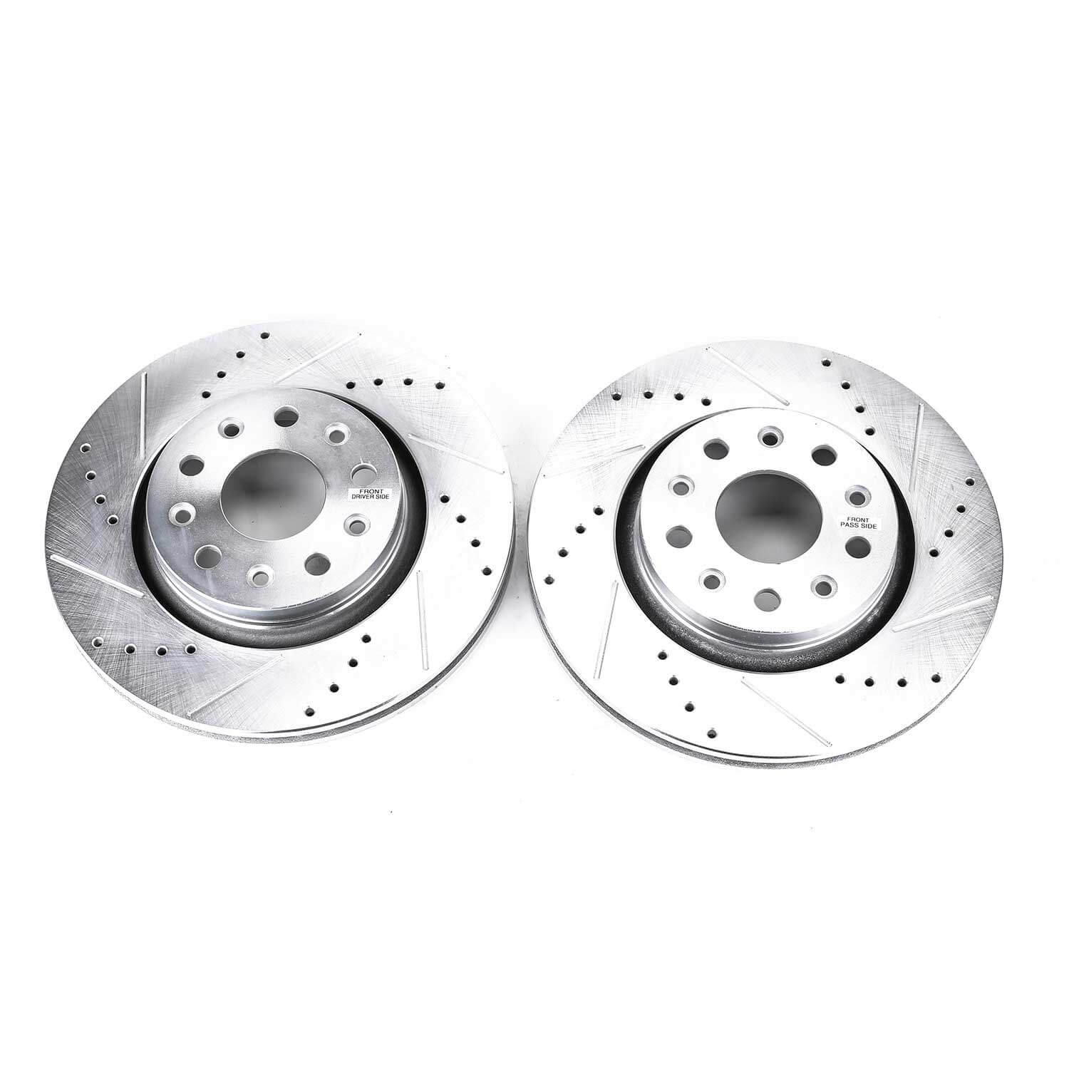 Power Stop AR8386XPR - Evolution Performance 1-Piece Drilled And Slotted Front Brake Rotors vehicle fitment brake part