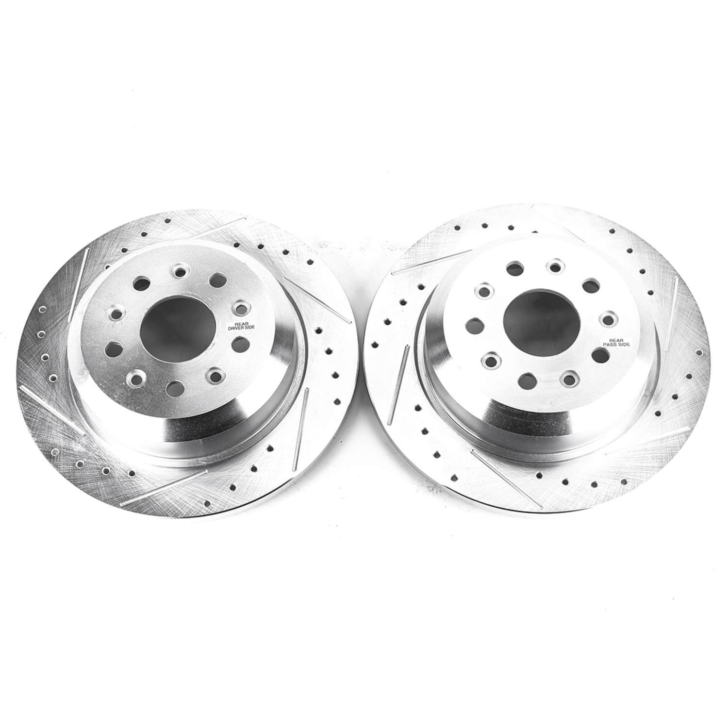 Power Stop AR8388XPR - Evolution Performance 1-Piece Drilled And Slotted Rear Brake Rotors vehicle fitment brake part