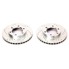 Power Stop AR8400XPR Evolution Performance Vented 1-Piece Drilled And Slotted Front Brake Rotor for 1971-1974 Chevrolet Blazer Base product image