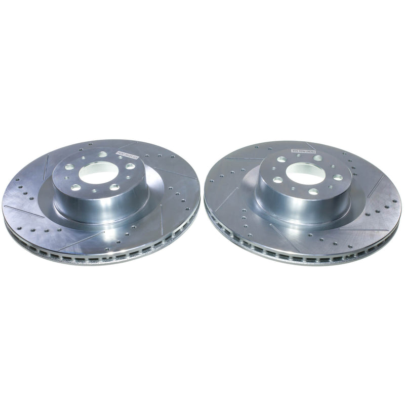 Power Stop AR84011XPR Evolution Performance Vented 1-Piece Drilled And Slotted Front Brake Rotors for 2020 Tesla Model Y Long Range, Performance, Standard Range product image