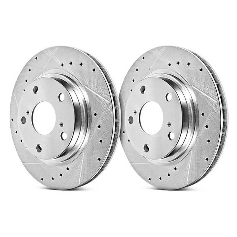 Power Stop AR84012XPR Evolution Geomet Coated Vented 1-Piece Plain Rear Brake Rotor for 2020-2024 Tesla Model Y Performance product image