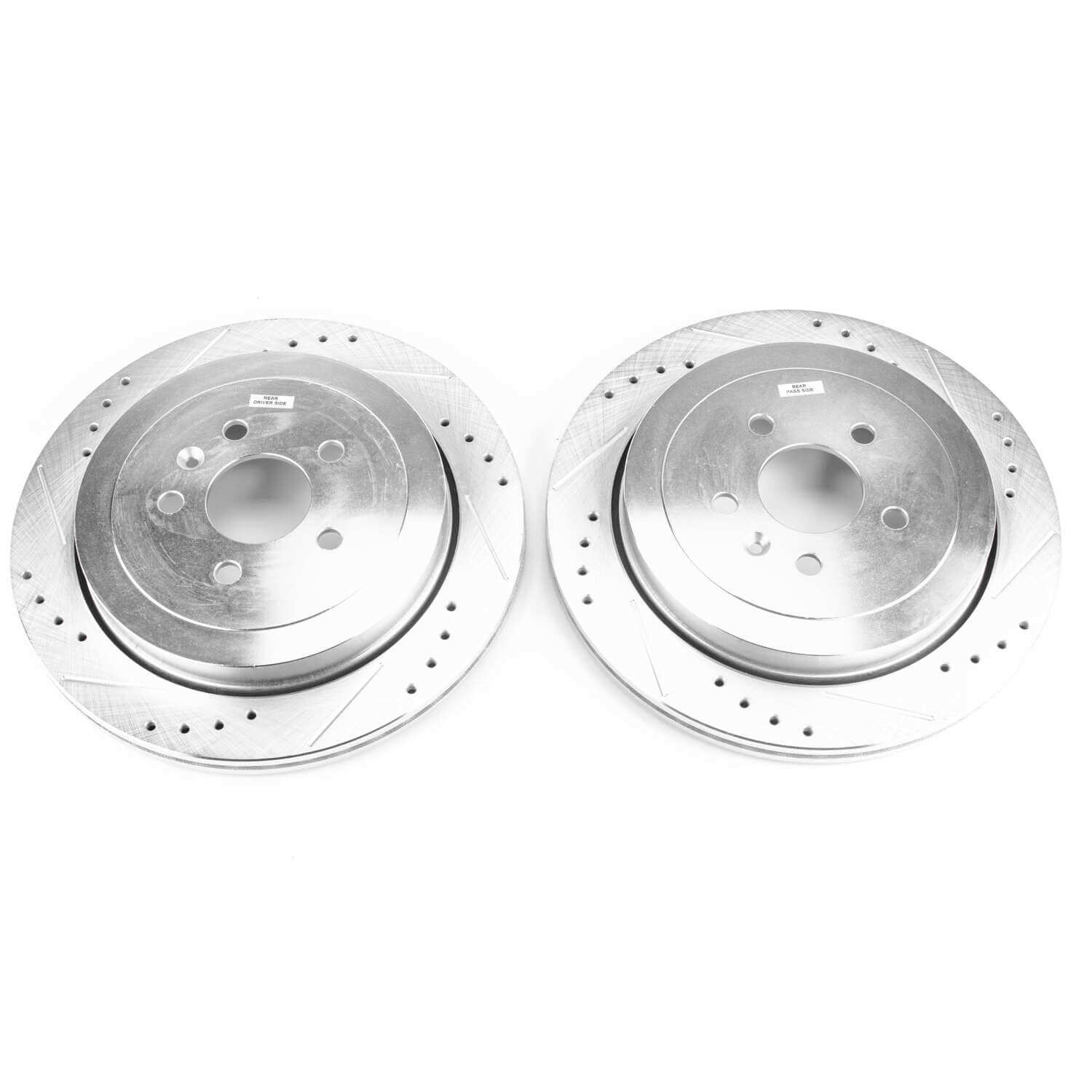 Power Stop AR85168XPR Evolution Performance Vented 1-Piece Drilled And Slotted Rear Brake Rotors for 2013-2016 Lincoln Mkt Base, Ecoboost product image
