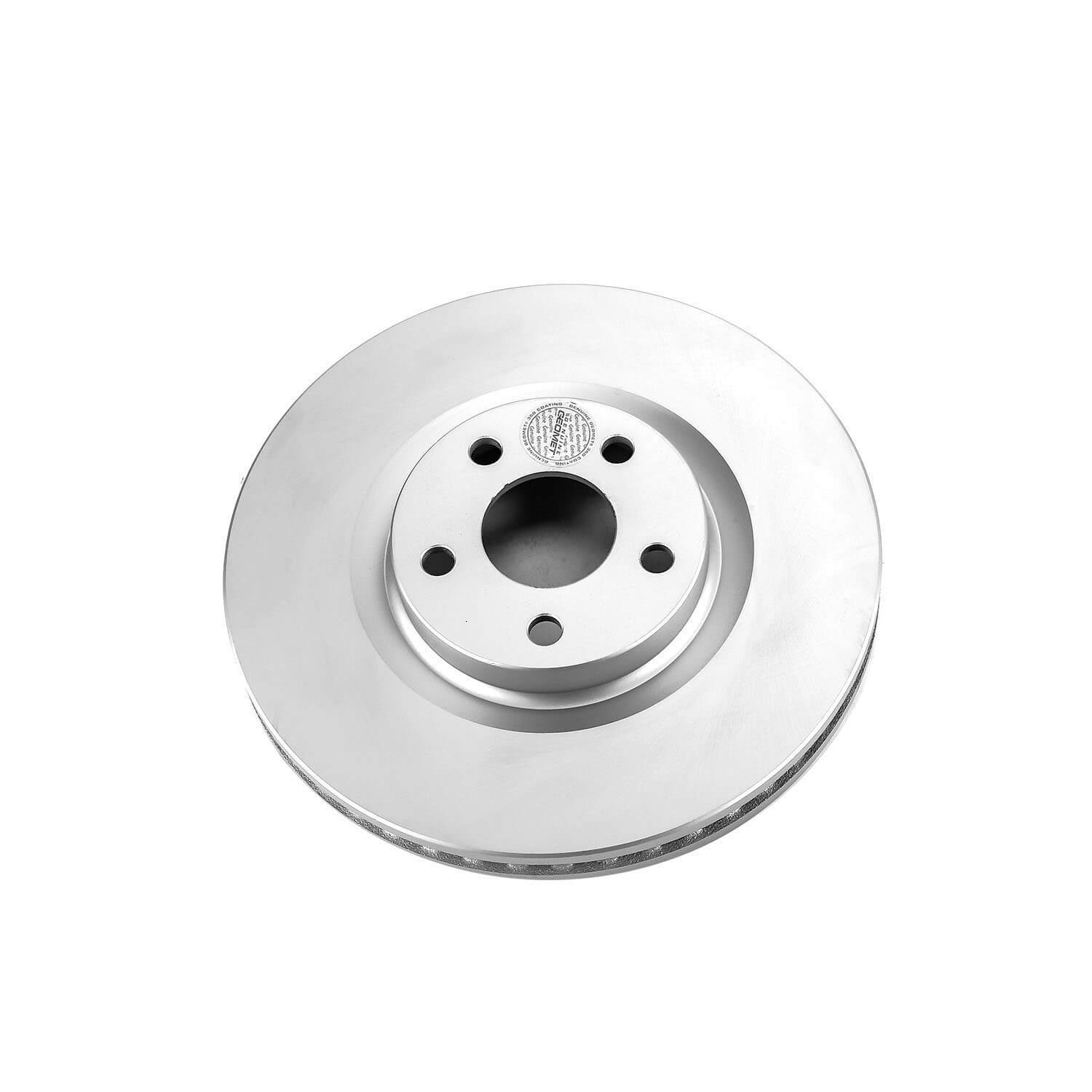 Power Stop AR85182EVC Evolution Geomet Coated 1-Piece Plain Front Brake Rotors for 2015-2018 Ford Edge SE, SEL, Sport, Titanium product image