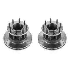 Power Stop AR85188XPR - Evolution Performance Vented 1-Piece Drilled And Slotted Front Brake Rotors vehicle fitment brake part