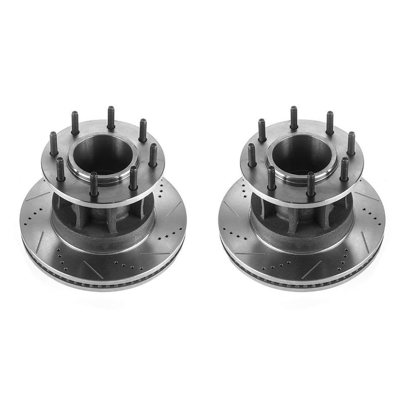 Power Stop AR85188XPR - Evolution Performance Vented 1-Piece Drilled And Slotted Front Brake Rotors vehicle fitment brake part