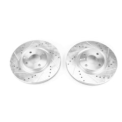 Power Stop AR85191XPR Evolution Performance Vented 1-Piece Drilled And Slotted Front Brake Rotors for 2018-2022 Ford Ecosport S, SE, Ses, Titanium product image