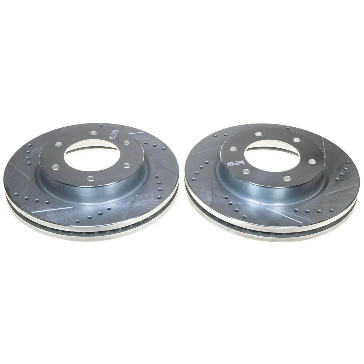 Power Stop AR85198XPR Evolution Performance Vented 1-Piece Drilled And Slotted Front Brake Rotor for 2021 Ford Bronco Badlands, Base, Big Bend, Black Diamond, First Edition, Outer Banks product image