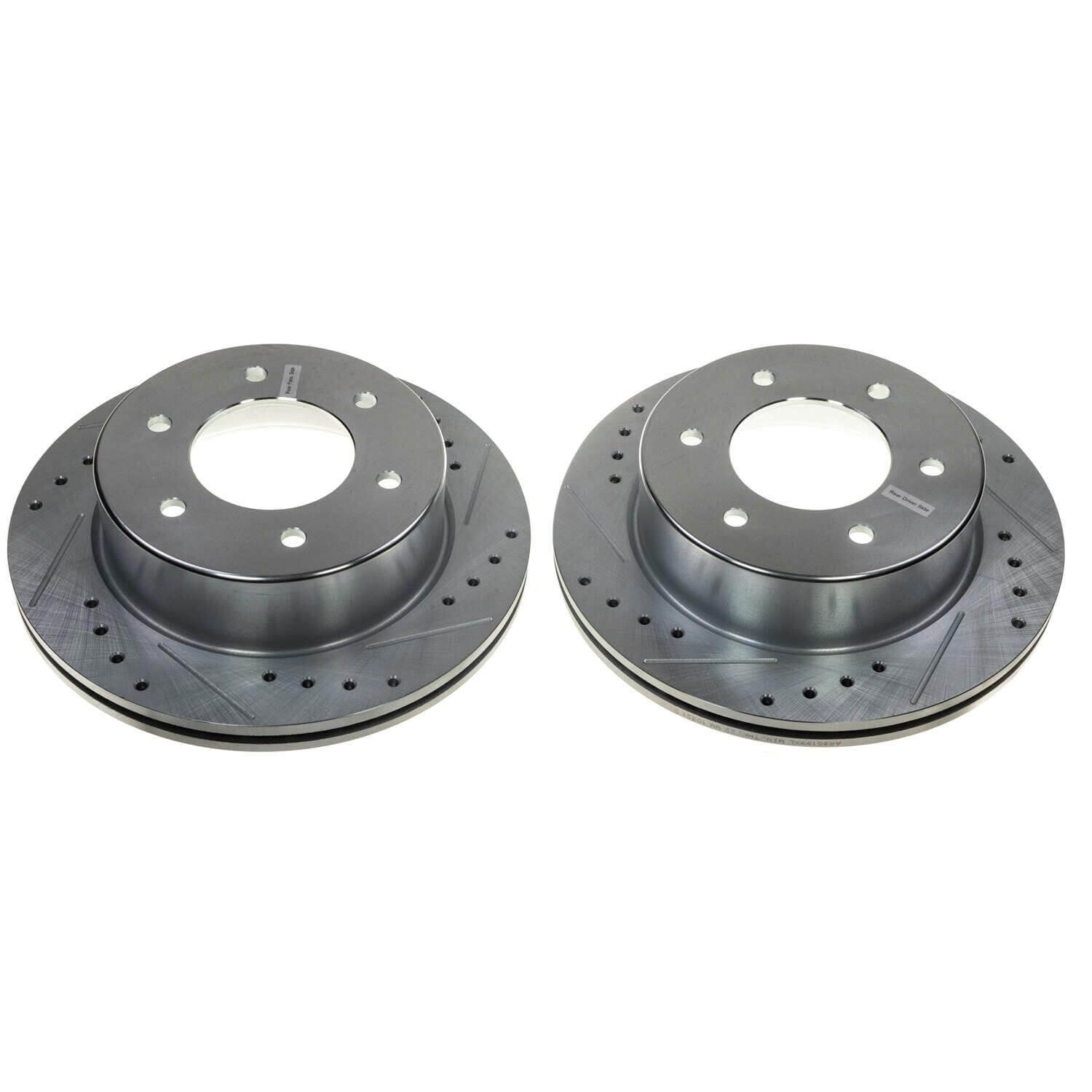 Power Stop AR85199XPR Evolution Performance Vented 1-Piece Drilled And Slotted Rear Brake Rotor for 2021 Ford Bronco Badlands, Base, Big Bend, Black Diamond, First Edition, Outer Banks product image