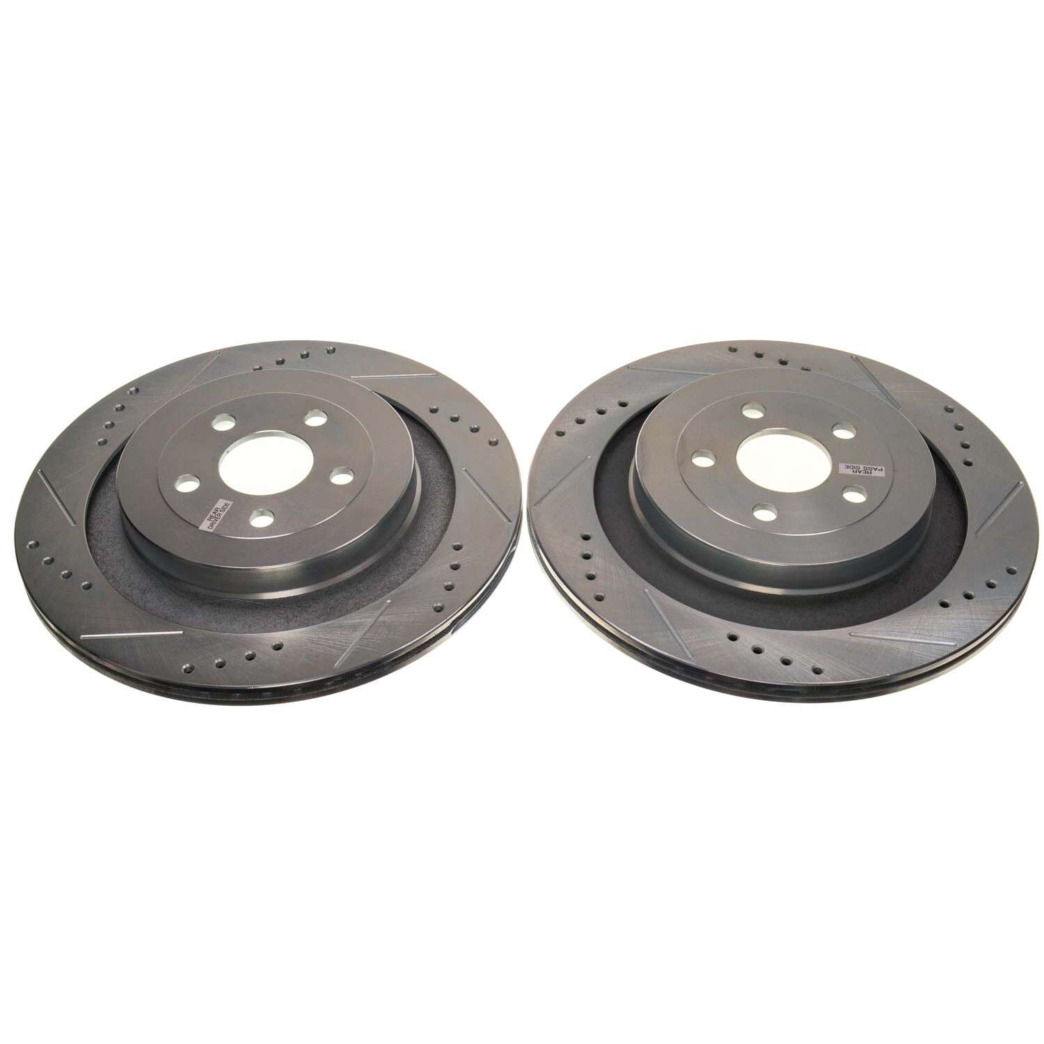 Power Stop AR85201XPR Evolution 1-Piece Drilled And Slotted Rear Brake Rotor for 2019-2020 Ford Edge ST product image