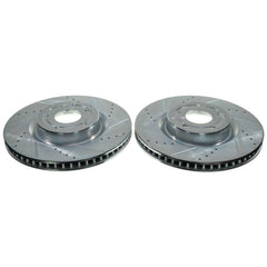 Power Stop AR85202XPR Evolution Performance Vented 1-Piece Drilled And Slotted Front Brake Rotor for 2021 Ford Bronco Sport Badlands, Base, Big Bend, First Edition, Outer Banks product image