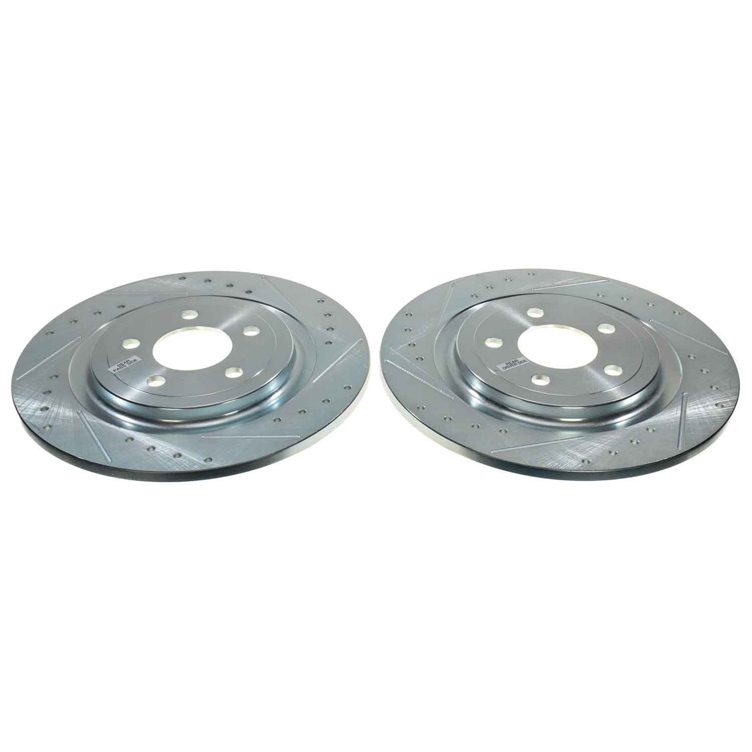 Power Stop AR85203XPR Evolution Performance Solid 1-Piece Drilled And Slotted Rear Brake Rotor for 2020-2021 Ford Explorer Base, Limited, Platinum, ST, XLT product image