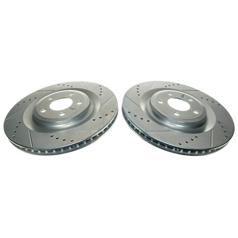 Power Stop AR85205XPR Evolution Performance Vented 1-Piece Drilled And Slotted Rear Brake Rotor for 2020-2022 Ford Explorer Limited Hybrid, ST product image