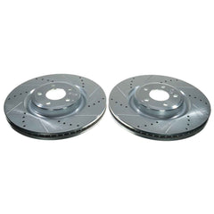 Power Stop AR85206XPR Evolution Performance Vented 1-Piece Drilled And Slotted Front Brake Rotor for 2020-2022 Ford Explorer Limited Hybrid, ST product image