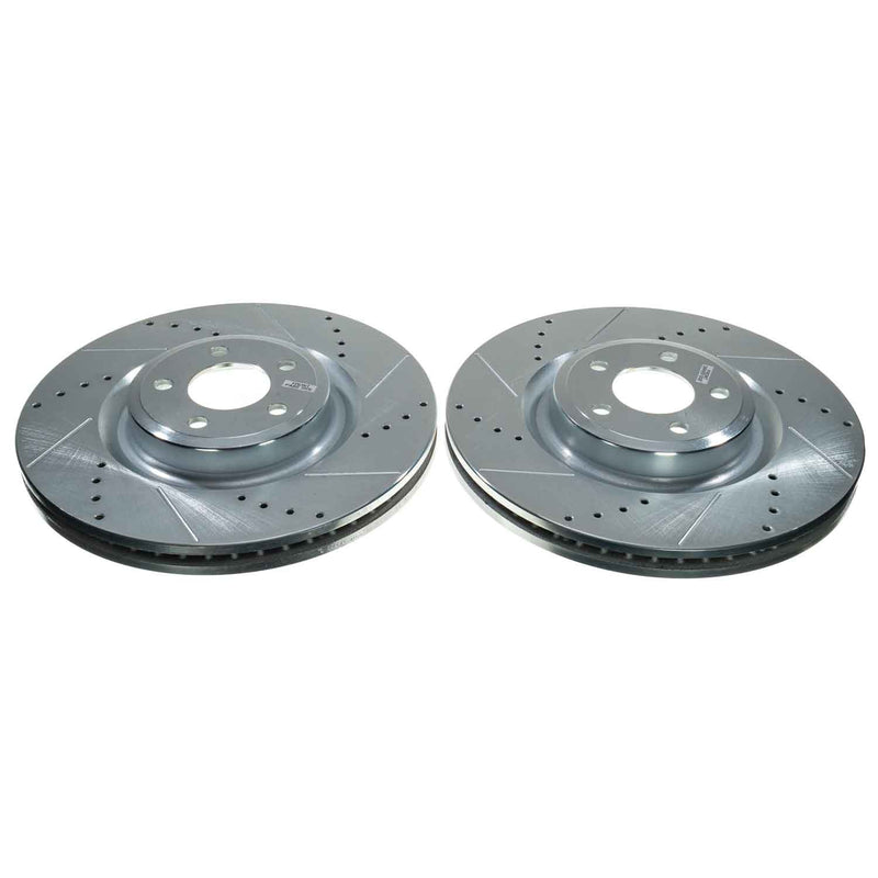 Power Stop AR85206XPR Evolution Performance Vented 1-Piece Drilled And Slotted Front Brake Rotor for 2020-2022 Ford Explorer Limited Hybrid, ST product image