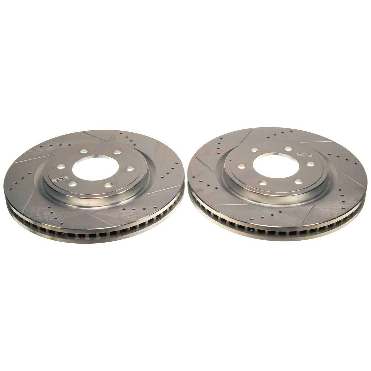 Power Stop AR85207XPR Evolution Vented Drilled And Slotted Front Brake Rotor for 2023-2024 Ford Bronco Raptor product image