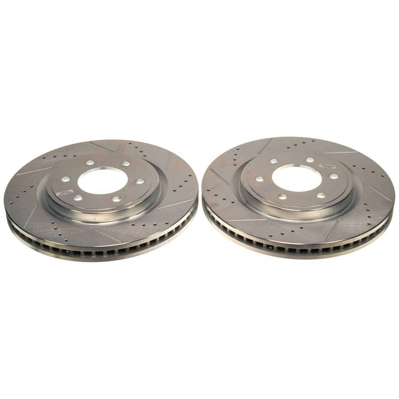 Power Stop AR85207XPR Evolution Vented Drilled And Slotted Front Brake Rotor for 2023-2024 Ford Bronco Raptor product image