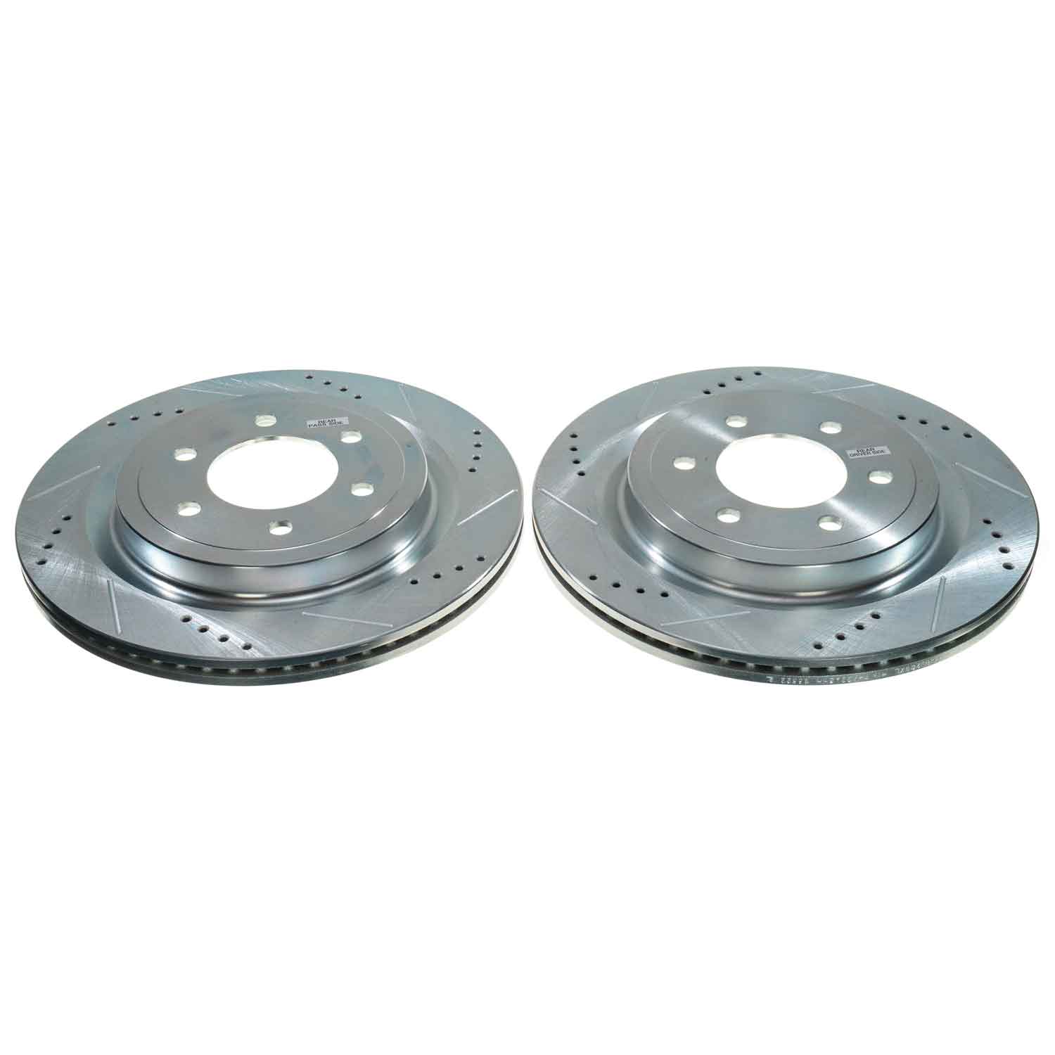 Power Stop AR85209XPR Evolution Performance Vented 1-Piece Drilled And Slotted Rear Brake Rotor for 2021-2023 Ford F-150 King Ranch, Lariat, Limited, Platinum, Police Responder, Raptor, Ssv product image