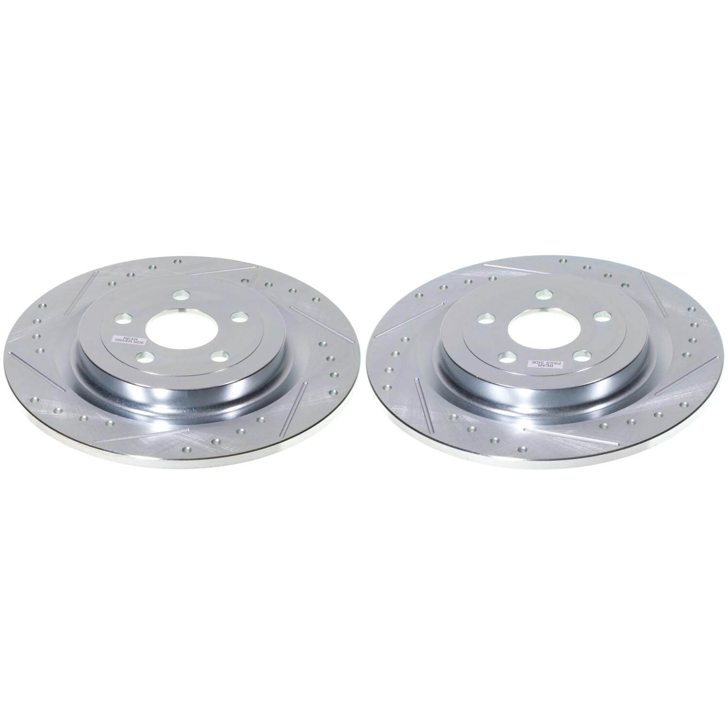 Power Stop AR85210XPR - Evolution Performance Vented 1-Piece Drilled And Slotted Rear Brake Rotors vehicle fitment brake part