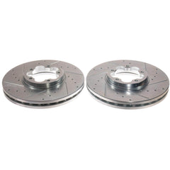 Power Stop AR85215XPR Evolution Performance Vented 1-Piece Drilled And Slotted Front Brake Rotors for 2022-2024 Ford E-Transit Base product image