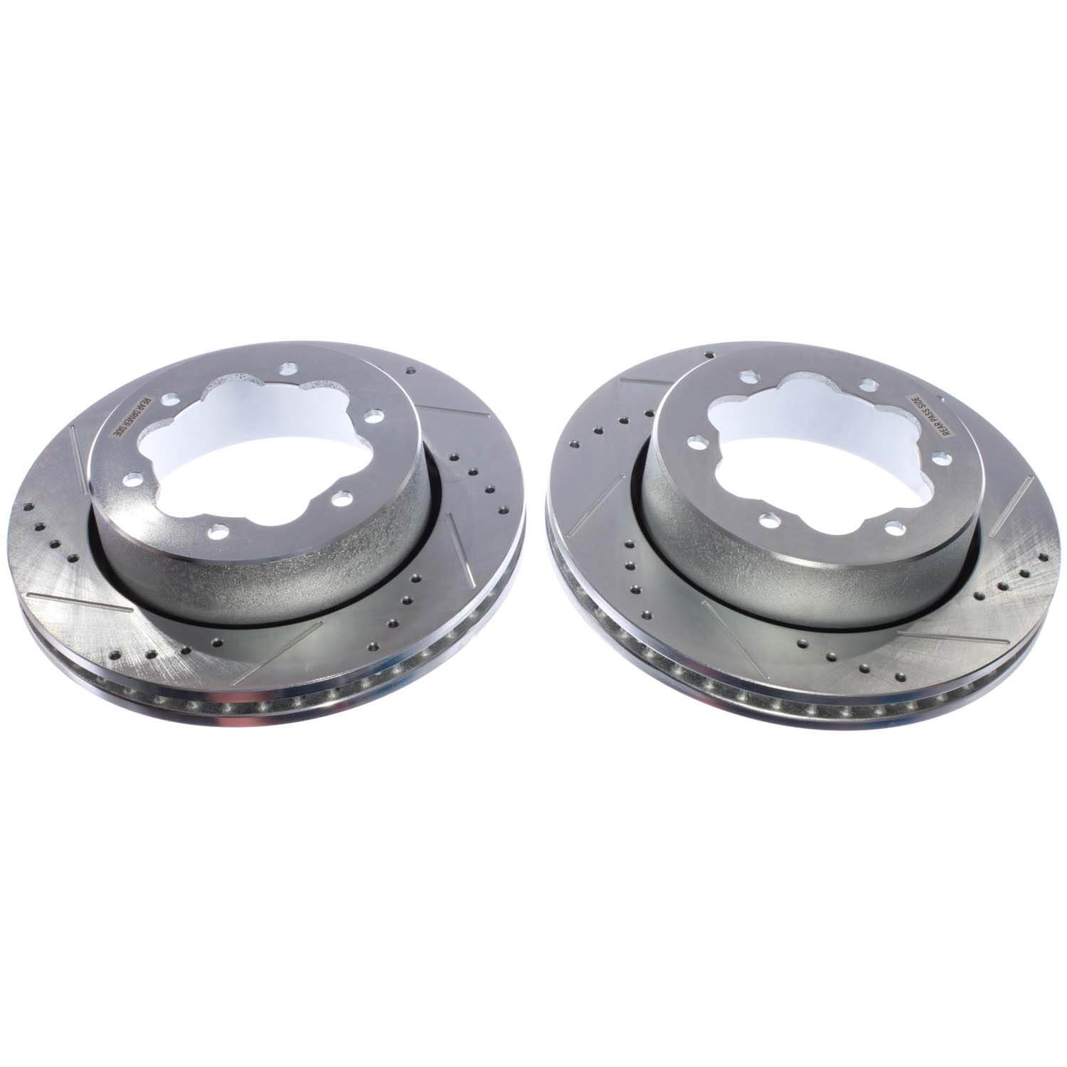 Power Stop AR85216XPR Evolution Performance Vented 1-Piece Drilled And Slotted Rear Brake Rotors for 2020-2023 Ford TRANSIT-350 HD Base, Ptv, XL, XLT product image