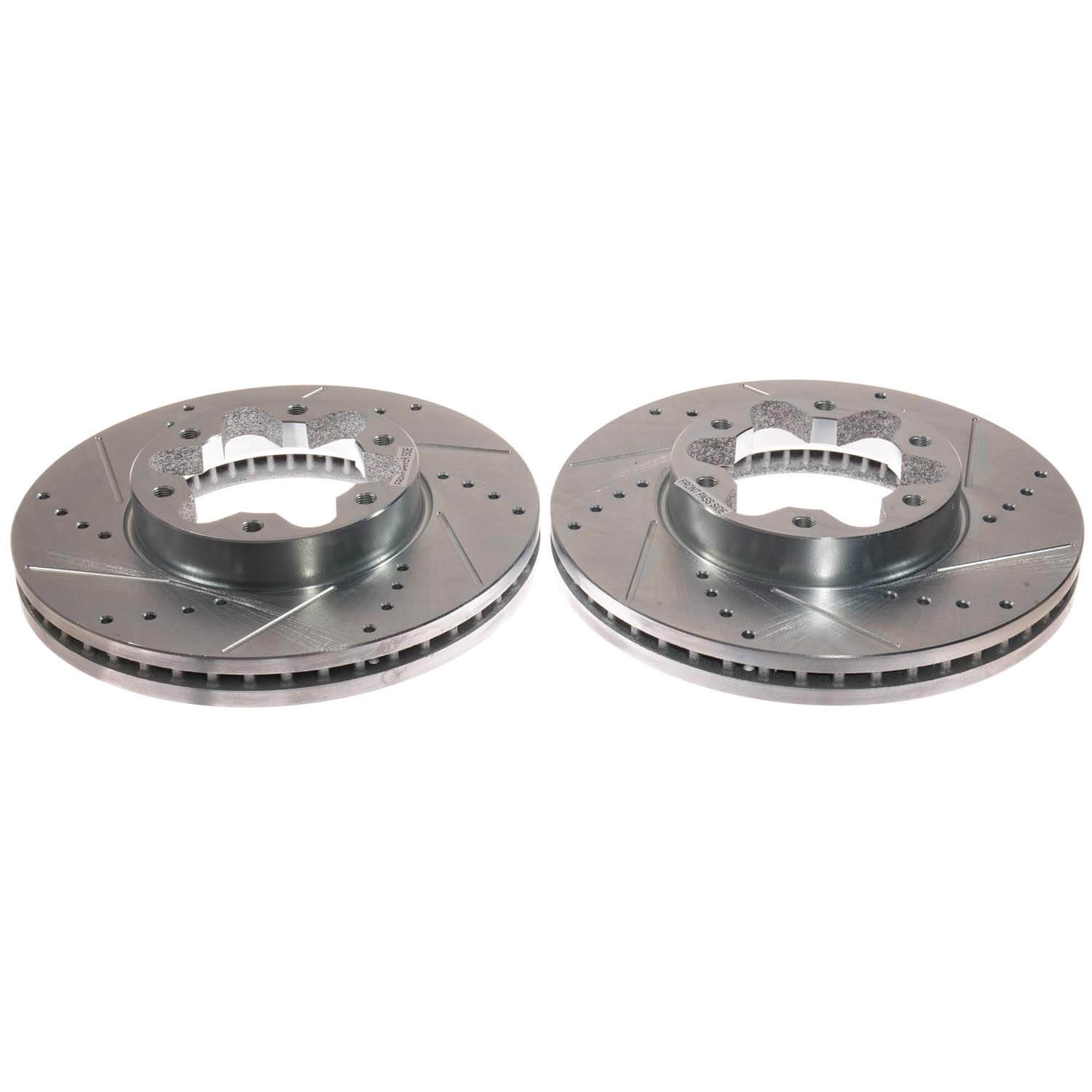 Power Stop AR85217XPR Evolution Performance Vented 1-Piece Drilled And Slotted Front Brake Rotors for 2020-2023 Ford TRANSIT-150 Base, Ptv, XL, XLT product image