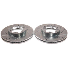 Power Stop AR85217XPR Evolution Performance Vented 1-Piece Drilled And Slotted Front Brake Rotors for 2020-2023 Ford TRANSIT-150 Base, Ptv, XL, XLT product image