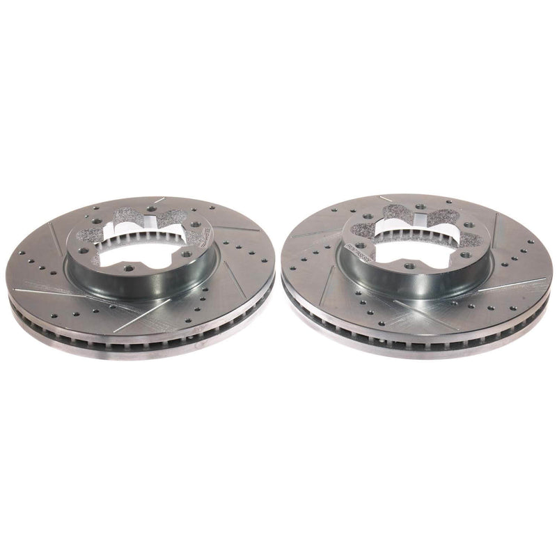 Power Stop AR85217XPR Evolution Performance Vented 1-Piece Drilled And Slotted Front Brake Rotors for 2020-2023 Ford TRANSIT-150 Base, Ptv, XL, XLT product image