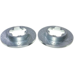 Power Stop AR85218XPR Evolution Performance Vented 1-Piece Drilled And Slotted Rear Brake Rotors for 2022-2024 Ford E-Transit Base product image